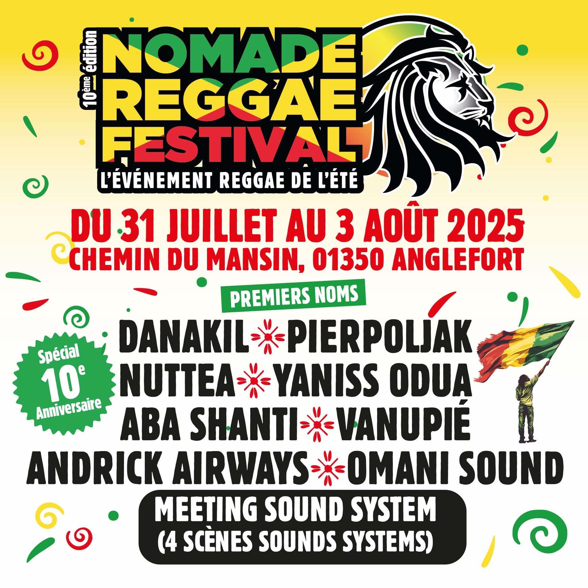 Le Nomade Reggae Festival fête ses 10 ans