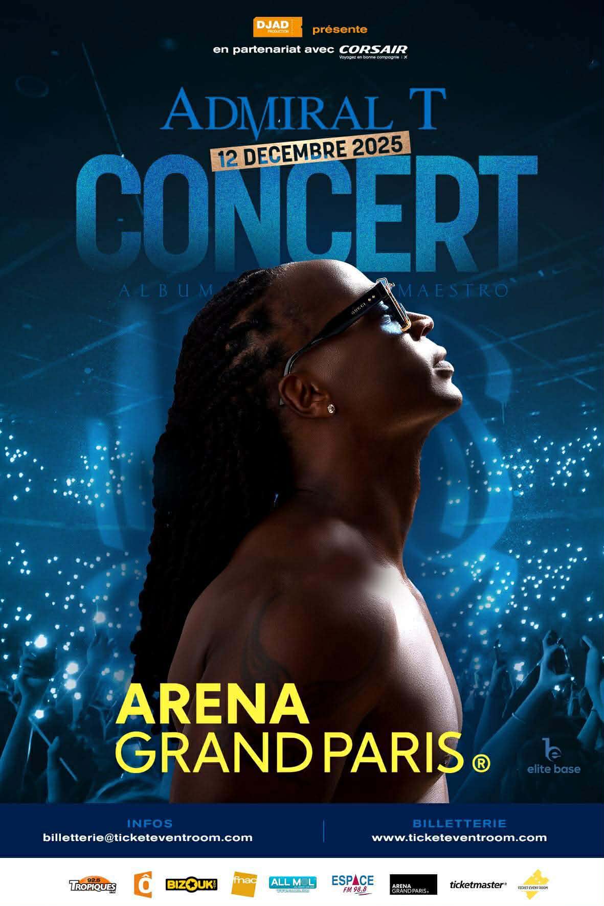 Admiral T à l’Arena Grand Paris